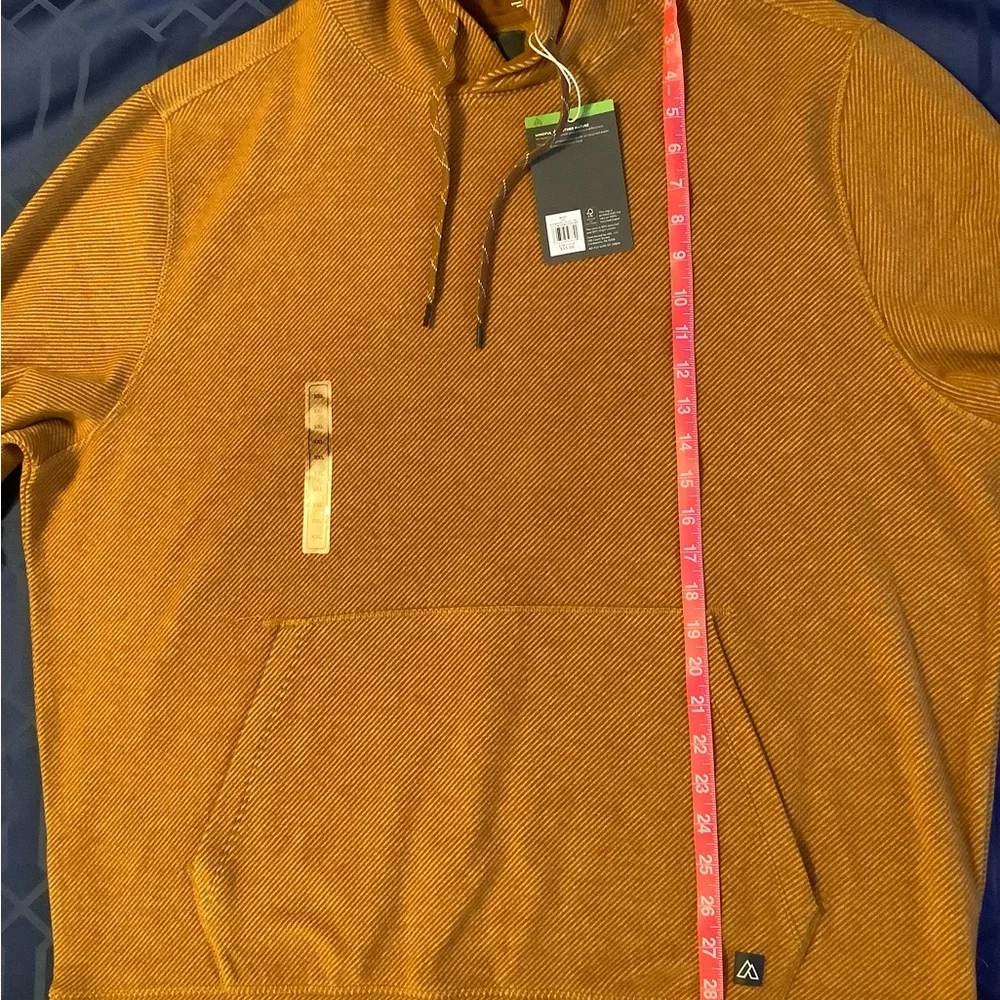 Alpine Design Rust/Brown Striped Hoodie - Picture 8 of 8